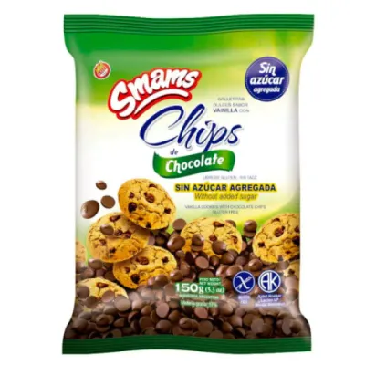 POLVORON VAINILLA C/ CHIPS DE CHOCOLATE X150G · SMAMS — Brota Almacén Natural Pergamino