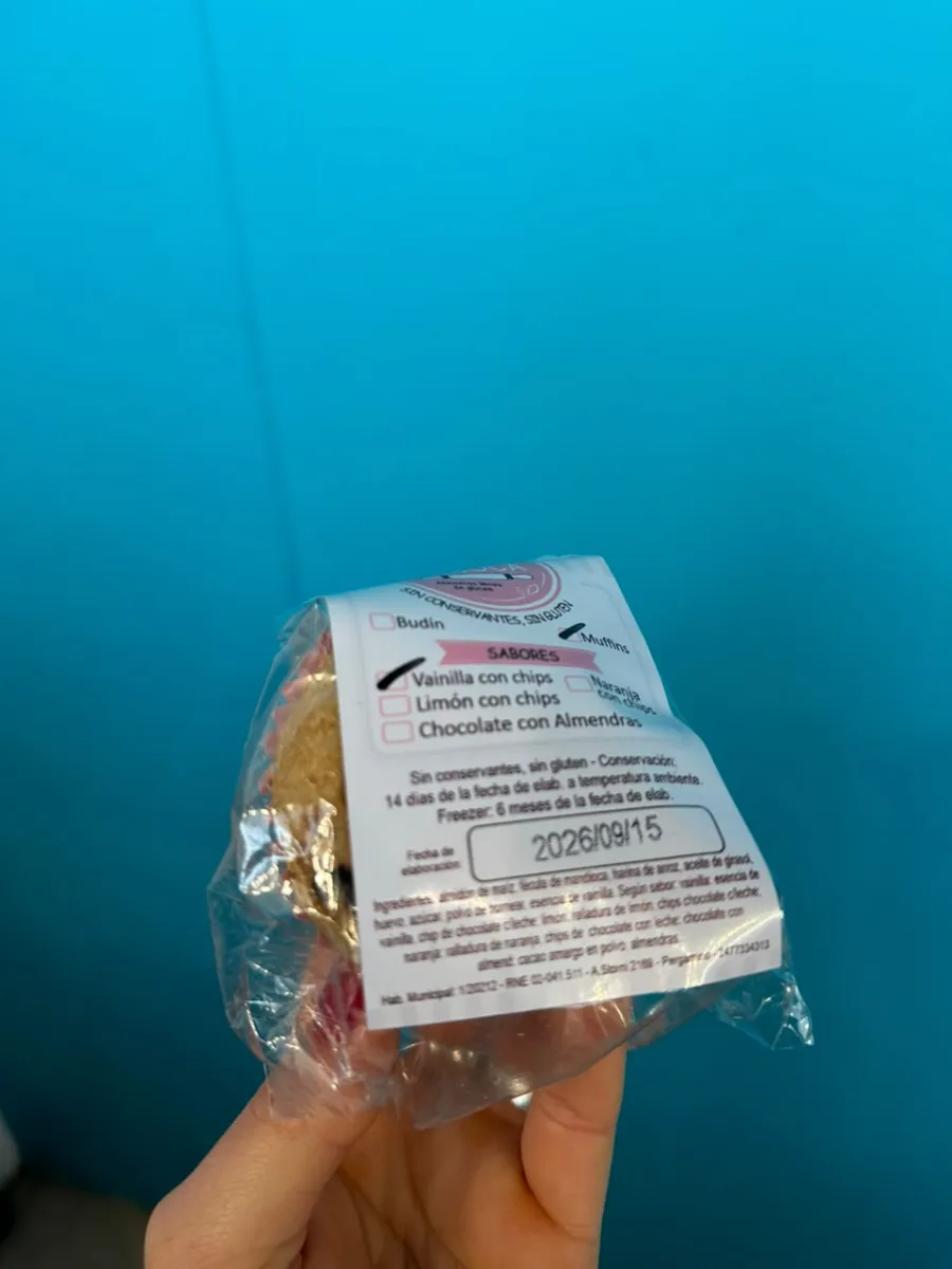 MUFFIN VAINILLA C/CHIPS · VEÑOCA — Brota Almacén Natural Pergamino