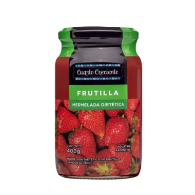 MERMELADA DIET FRUTILLA X 400G · CUARTO CRECIENTE — Brota Almacén Natural Pergamino