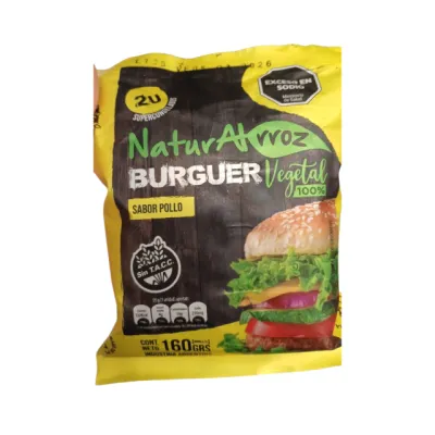 VEGAN BURGUER SABOR POLLO · NATURALRROZ — Brota Almacén Natural Pergamino
