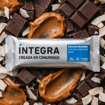 BARRA DE CHOCOLATE - COCO INTEGRA · INTEGRA — Brota Almacén Natural Pergamino