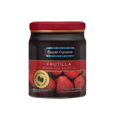 MERMELADA STEVIA FRUTILLA 280G CUARTO CRECIENTE · CUARTO CRECIENTE — Brota Almacén Natural Pergamino