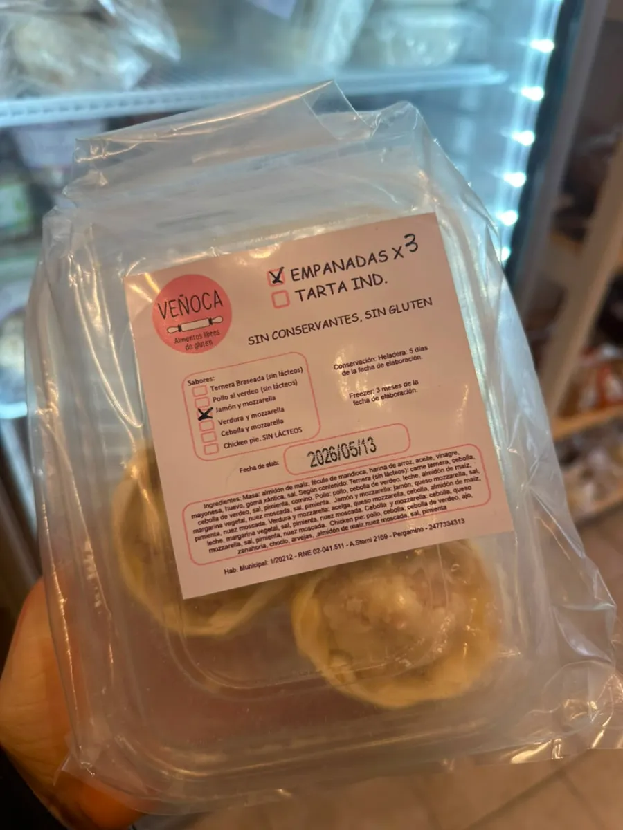 EMPANADAS JAMON Y MOZZA · VEÑOCA — Brota Almacén Natural Pergamino
