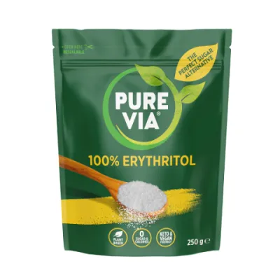 ERYTHRITOL AZUCAR ALTERNATIVA X 250G · PURE VIA — Brota Almacén Natural Pergamino