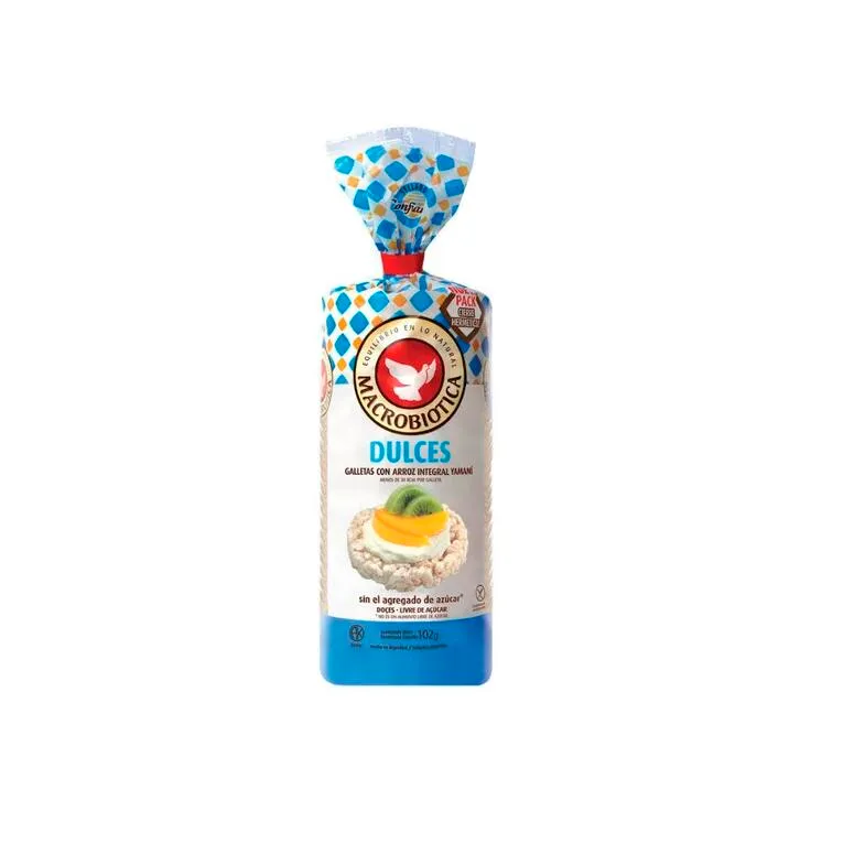 GALLETITAS DE ARROZ DULCES X100G · MACROBIOTICA — Brota Almacén Natural Pergamino