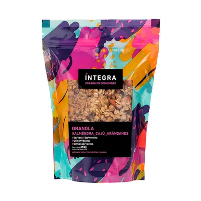 GRANOLA 350G ALMENDRA, CAJU, ARÁNDANOS · INTEGRA — Brota Almacén Natural Pergamino