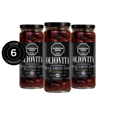 ACEITUNAS NEGRAS DESCAROZADAS · OLIOVITA — Brota Almacén Natural Pergamino