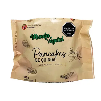 PANCAKE DE QUINOA Y VAINILLA · MUNDO VEGETAL — Brota Almacén Natural Pergamino