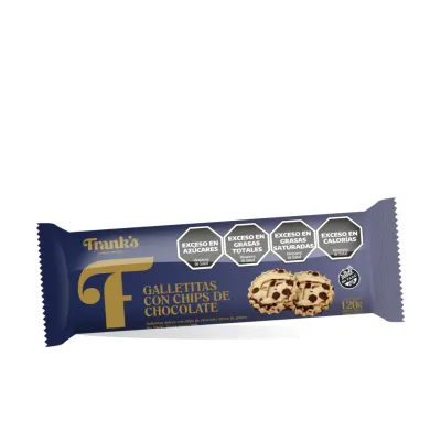 GALLETITAS CHIPS CHOCOLATE X120G · FRANKS — Brota Almacén Natural Pergamino