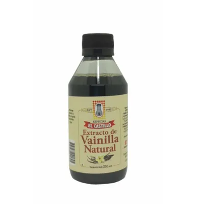 EXTRACTO DE VAINILLA NATURAL X 250G · EL CASTILLO — Brota Almacén Natural Pergamino