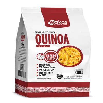 PASTA QUINOA FUSILLI  · WAKAS — Brota Almacén Natural Pergamino