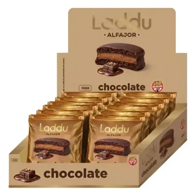 ALFAJOR DE CHOCOLATE X60G · LADDUBAR — Brota Almacén Natural Pergamino