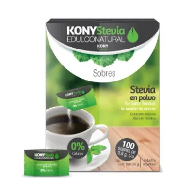 KONYSTEVIA SOBRES X100U · KONY — Brota Almacén Natural Pergamino