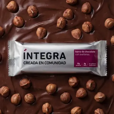 BARRA DE CHOCOLATE - AVELLANAS · INTEGRA — Brota Almacén Natural Pergamino