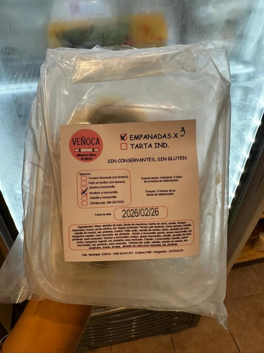 EMPANADAS DE VERDURA · VEÑOCA — Brota Almacén Natural Pergamino