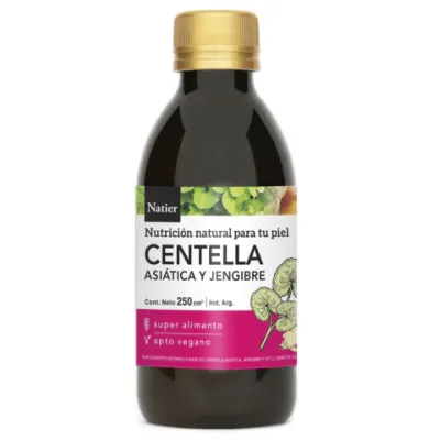 CENTELLA ASIATICA Y JENGIBRE X 250 ML N · NATIER — Brota Almacén Natural Pergamino