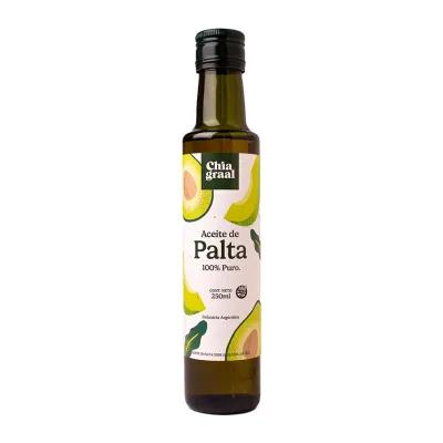 ACEITE DE PALTA 100% PURO X 250ML · CHIA GRAAL — Brota Almacén Natural Pergamino