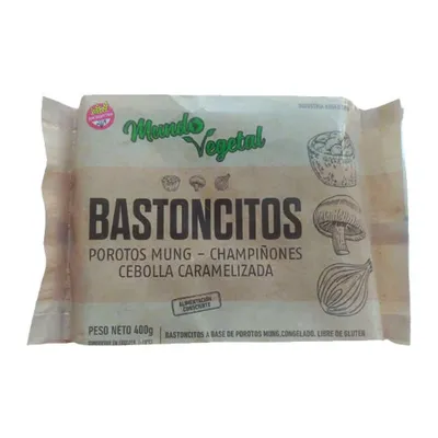 BASTONES DE MUNG Y CHAMPIGNONES · MUNDO VEGETAL — Brota Almacén Natural Pergamino