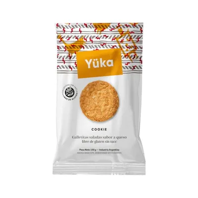 GALLETAS SALADAS SABOR QUESO X 150G · YUKA — Brota Almacén Natural Pergamino