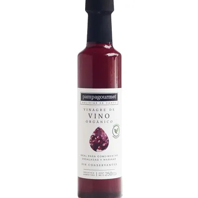 VINAGRE DE VINO ORGÁNICO X 250ML · PAMPA GOURMET — Brota Almacén Natural Pergamino