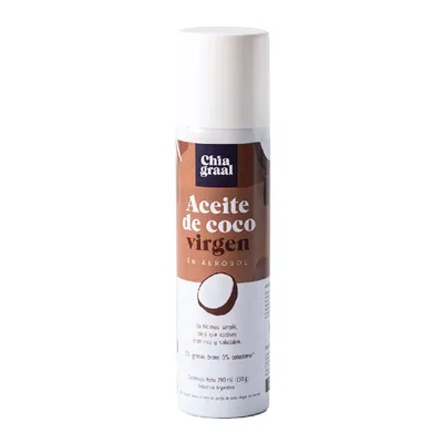ACEITE COCO VIRGEN EN AEROSOL X 150 G  · CHIA GRAAL — Brota Almacén Natural Pergamino