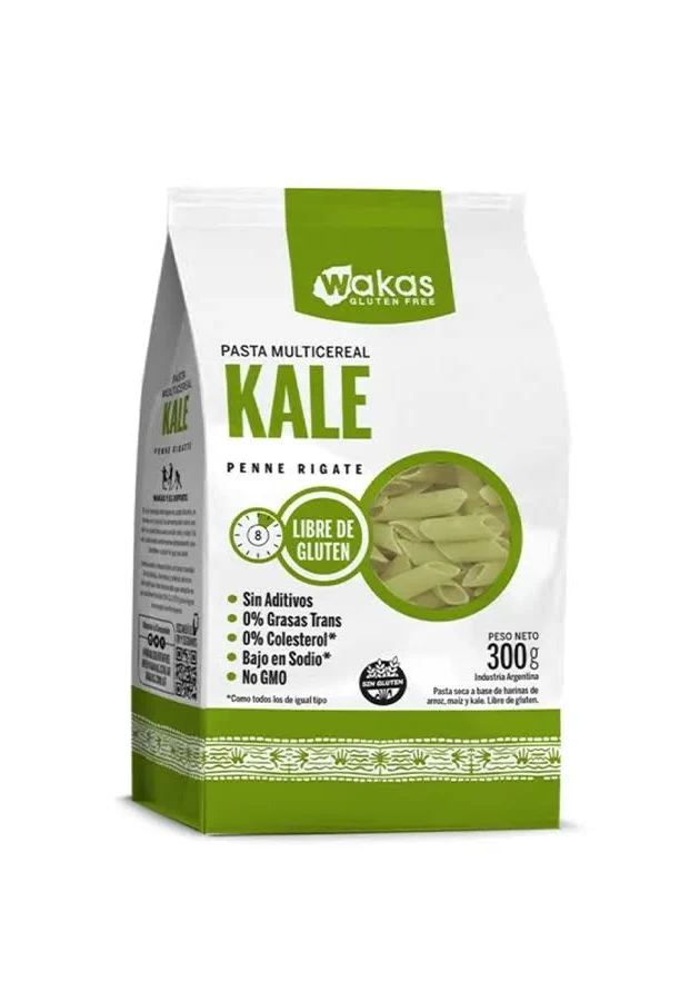PASTA KALE PENNE RIGATE  · WAKAS — Brota Almacén Natural Pergamino