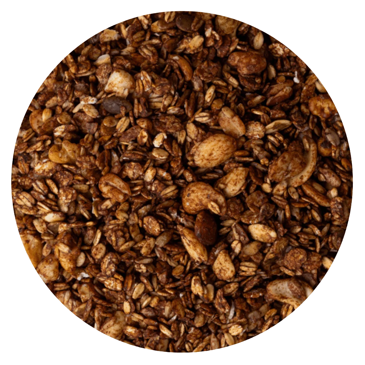 GRANOLA ENERGETICA PROTEICA CON CHOCOLATE — Brota Almacén Natural Pergamino