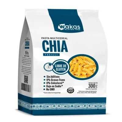 PASTA CHIA FUSILLI  · WAKAS — Brota Almacén Natural Pergamino