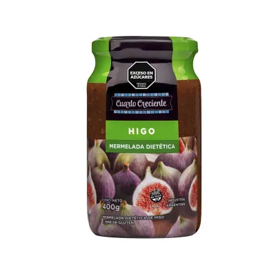 MERMELADA DIET HIGO X 400G · CUARTO CRECIENTE — Brota Almacén Natural Pergamino