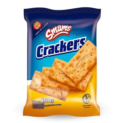 CRACKERS CLASICAS X 150G · SMAMS — Brota Almacén Natural Pergamino