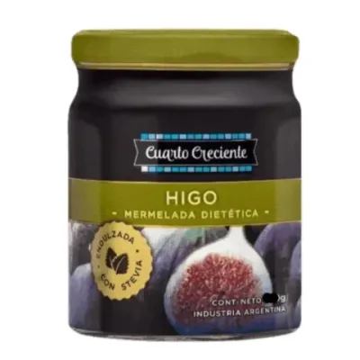 MERMELADA STEVIA HIGO 280G · CUARTO CRECIENTE — Brota Almacén Natural Pergamino