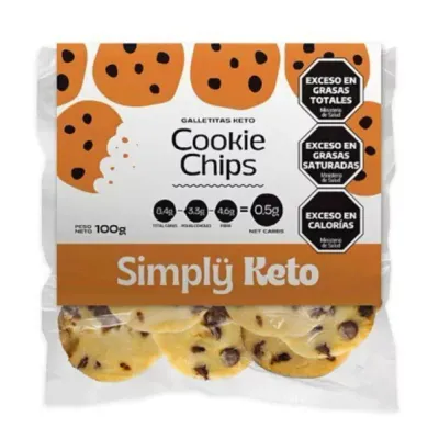 KETO COOKIES CHIPS 100G  · SIMPLY KETO — Brota Almacén Natural Pergamino