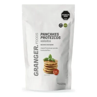 PANCAKES PROTEICOS SALADOS CAPRESE · GRANGER — Brota Almacén Natural Pergamino