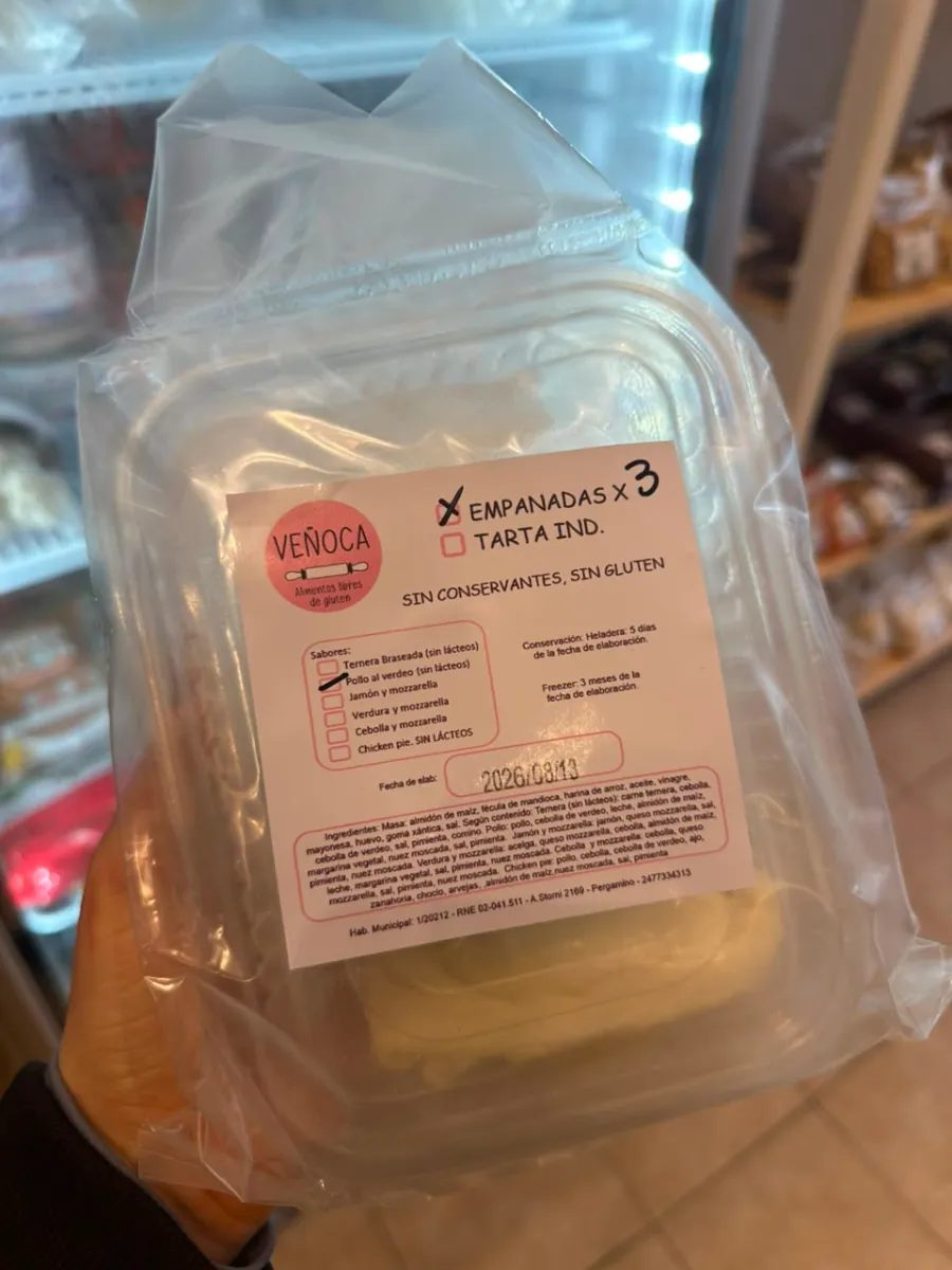 EMPANADAS POLLO AL VERDEO · VEÑOCA — Brota Almacén Natural Pergamino