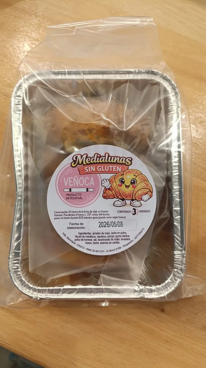 MEDIALUNAS SIN GLUTEN · VEÑOCA — Brota Almacén Natural Pergamino