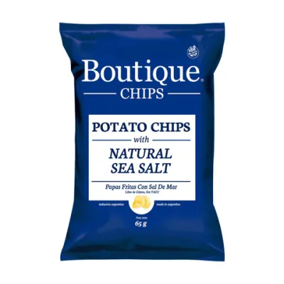 CHIPS DE SAL MARINA X 65G · BOUTIQUE CHIPS — Brota Almacén Natural Pergamino