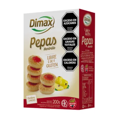 PEPAS MEMBRILLO X 200 GRS. · DIMAX — Brota Almacén Natural Pergamino