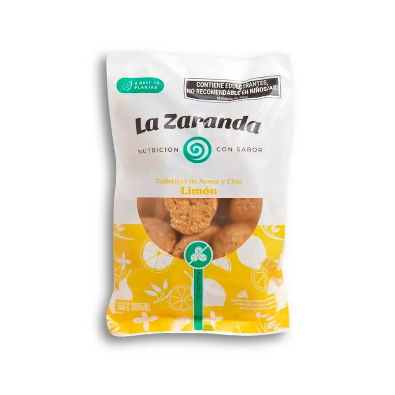 GALLETITAS DE LIMÓN X200G · LA ZARANDA — Brota Almacén Natural Pergamino
