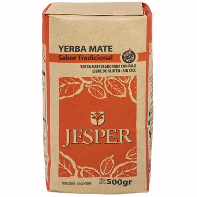 YERBA MATE TRADICIONAL SIN TACC X500G · JESPER — Brota Almacén Natural Pergamino