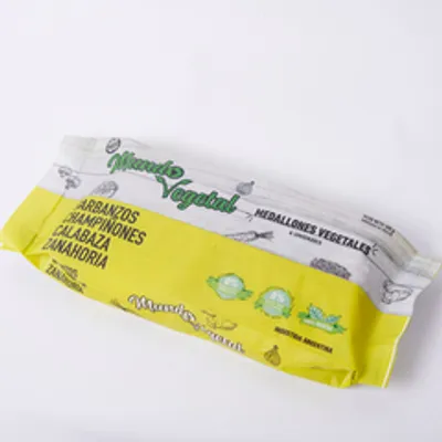 MEDALLONES DE GARBANZOS, HONGOS, ZANAHORIA · MUNDO VEGETAL — Brota Almacén Natural Pergamino