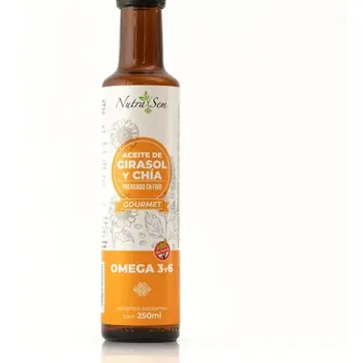 ACEITE GIRASOL Y CHIA X 250 ML · NUTRASEM — Brota Almacén Natural Pergamino