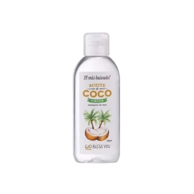 ACEITE DE COCO VIRGEN X125ML · GOD BLESS YOU — Brota Almacén Natural Pergamino