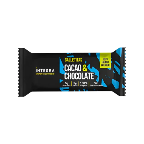 GALLETITAS CACAO Y CHOCOLATE X72G · INTEGRA — Brota Almacén Natural Pergamino