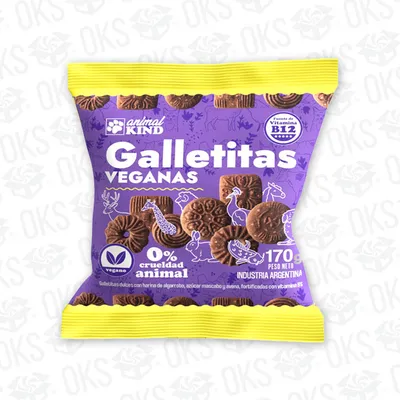GALLETITAS VEGANAS · ANIMAL KIND — Brota Almacén Natural Pergamino