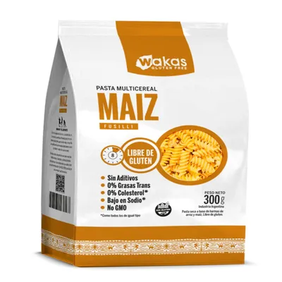 PASTA MAIZ PENNE RIGATE  · WAKAS — Brota Almacén Natural Pergamino