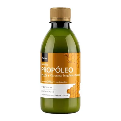 PROPOLEO PLUS CON CURCUMA Y JENGIBRE X 250 ML · NATIER — Brota Almacén Natural Pergamino
