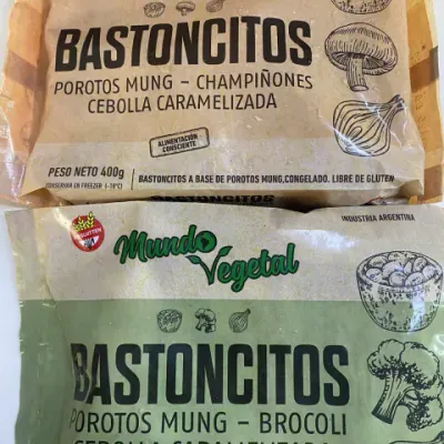 BASTONES DE POROTOS MUNG Y BRÓCOLI · MUNDO VEGETAL — Brota Almacén Natural Pergamino