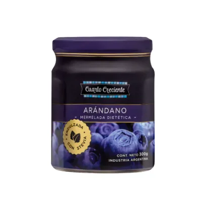 MERMELADA STEVIA ARÁNDANOS 280G · CUARTO CRECIENTE — Brota Almacén Natural Pergamino