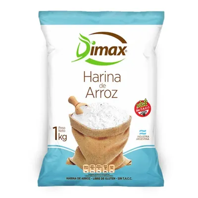 HARINA DE ARROZ X 1 KG · DIMAX — Brota Almacén Natural Pergamino