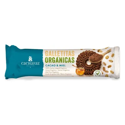 GALLETITAS ORGANICAS CACAO Y MIEL X170G · CACHAFAZ — Brota Almacén Natural Pergamino